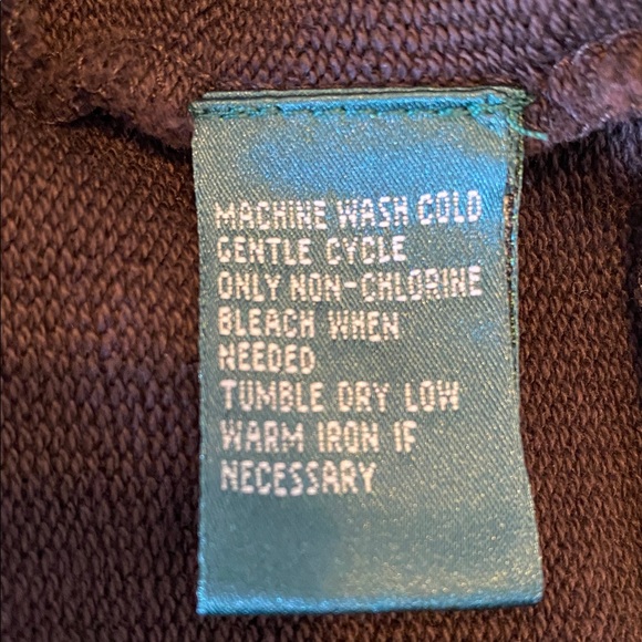 Lauren Ralph Lauren Brown Button Up Cardigan Sweatshirt Women’s XXL - Picture 8 of 8